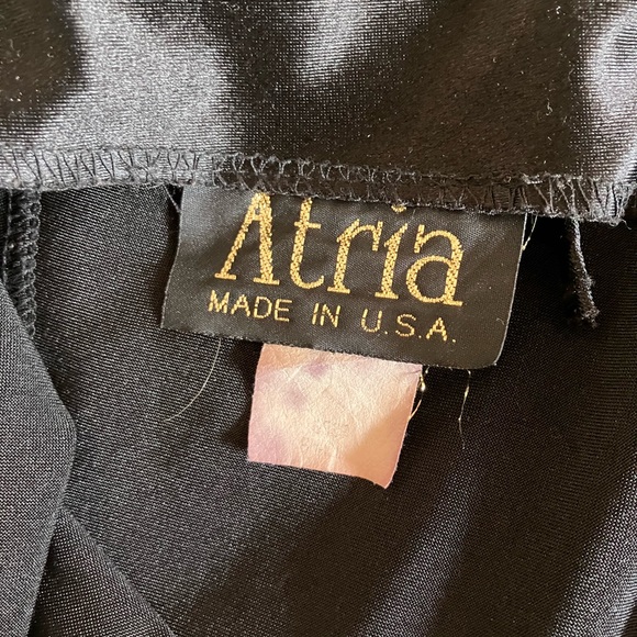 Vintage Atria Black Formal Dress - Picture 6 of 9